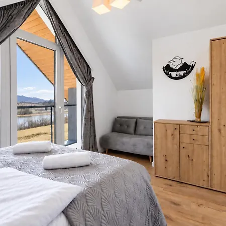 Czarna Perła Częśc Domów Z Sauną I Jacuzzi , Basen Podgrzewany, Blisko Jeziora I ścieżki Rowerowej Velo Apartamento Czorsztyn